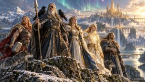 Die Asen sind das herrschende Göttergeschlecht der nordischen Mythologie