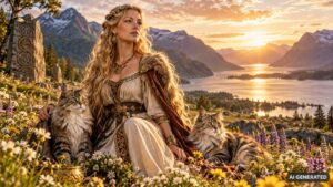 Freya war die nordische Göttin der Liebe und Fruchtbarkeit