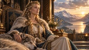 Frigg war die Schutzgöttin der Ehe und Gemahlin Odins