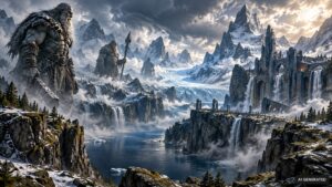 Jötunheim war die Heimat der Riesen in der nordischen Mythologie