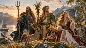 Die Vanen waren das älteste Göttergeschlecht der nordischen Mythologie