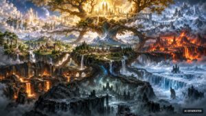 Die neun Welten der nordischen Mythologie