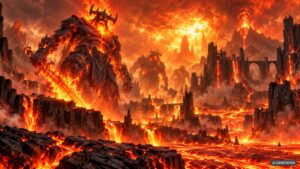 Muspelheim war die Heimat der Feuerriesen in der nordischen Mythologie