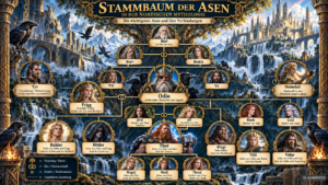 Stammbaum der Asen in der nordischen Mythologie